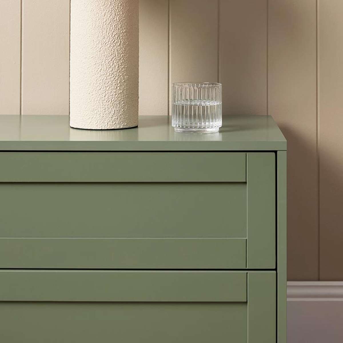 Eros Bedside Table - Sage Green - Mocka New Zealand