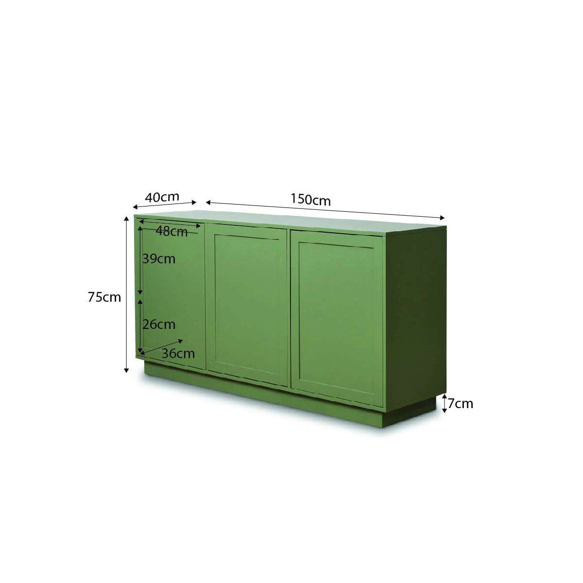 Eros Buffet - Sage Green - Mocka New Zealand