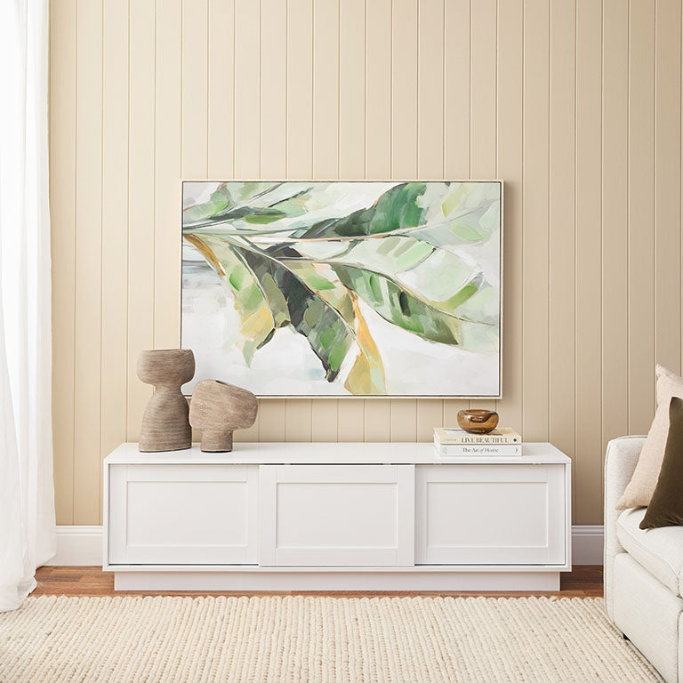 Eros Entertainment Unit - White - Mocka New Zealand