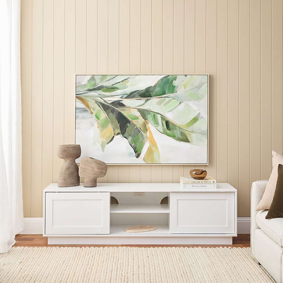 Eros Entertainment Unit - White - Mocka New Zealand