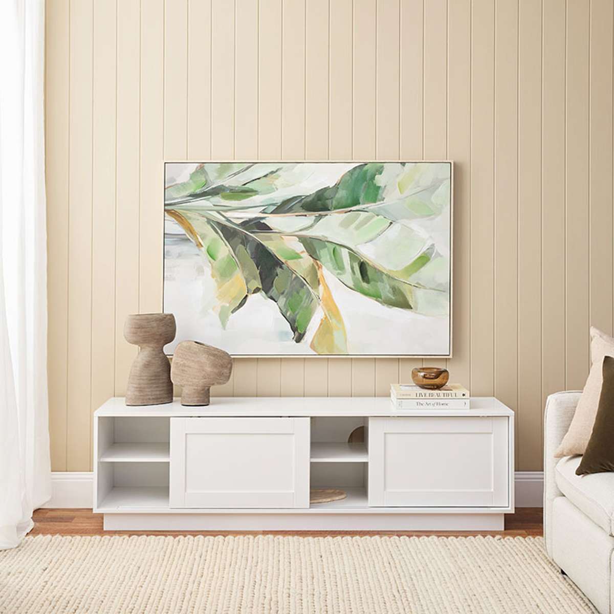 Eros Entertainment Unit - White - Mocka New Zealand