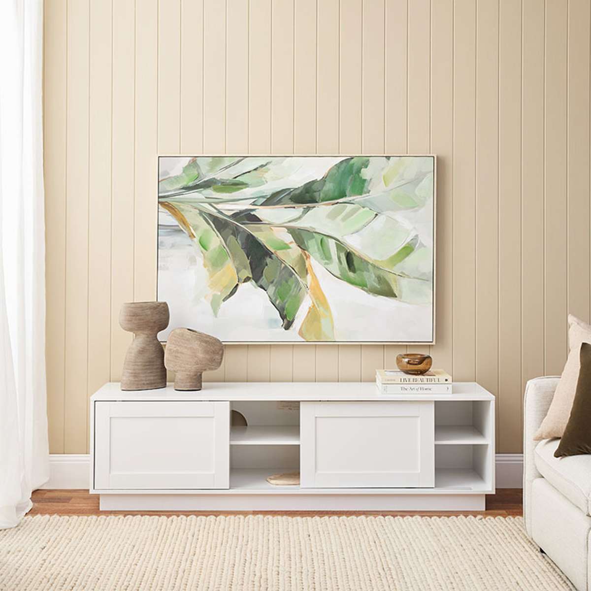 Eros Entertainment Unit - White - Mocka New Zealand