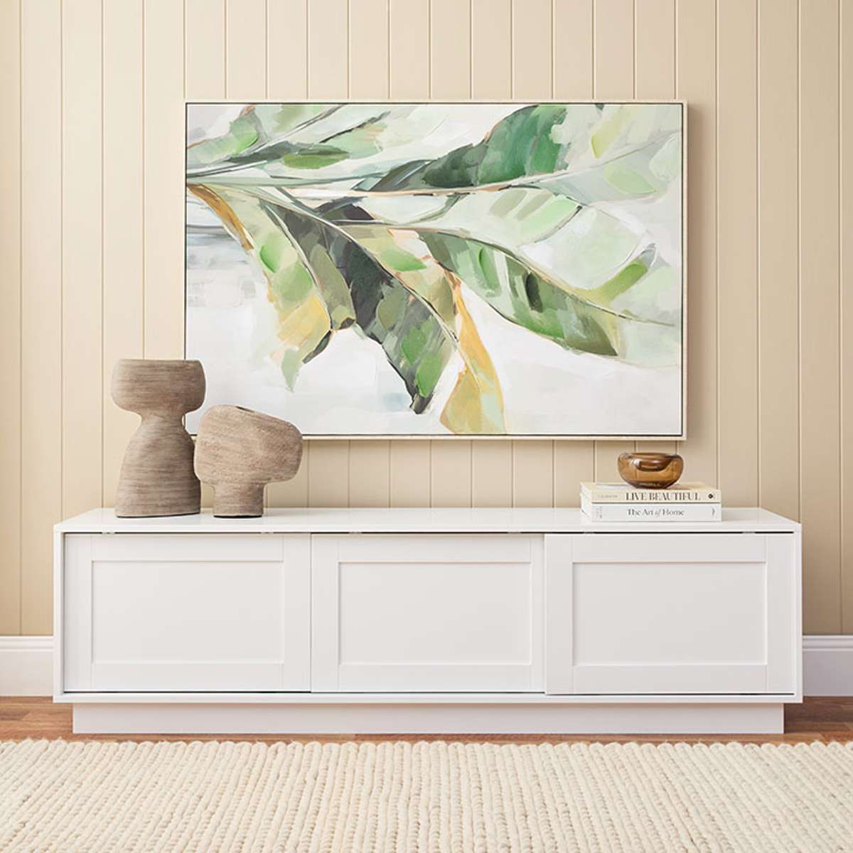 Eros Entertainment Unit - White - Mocka New Zealand