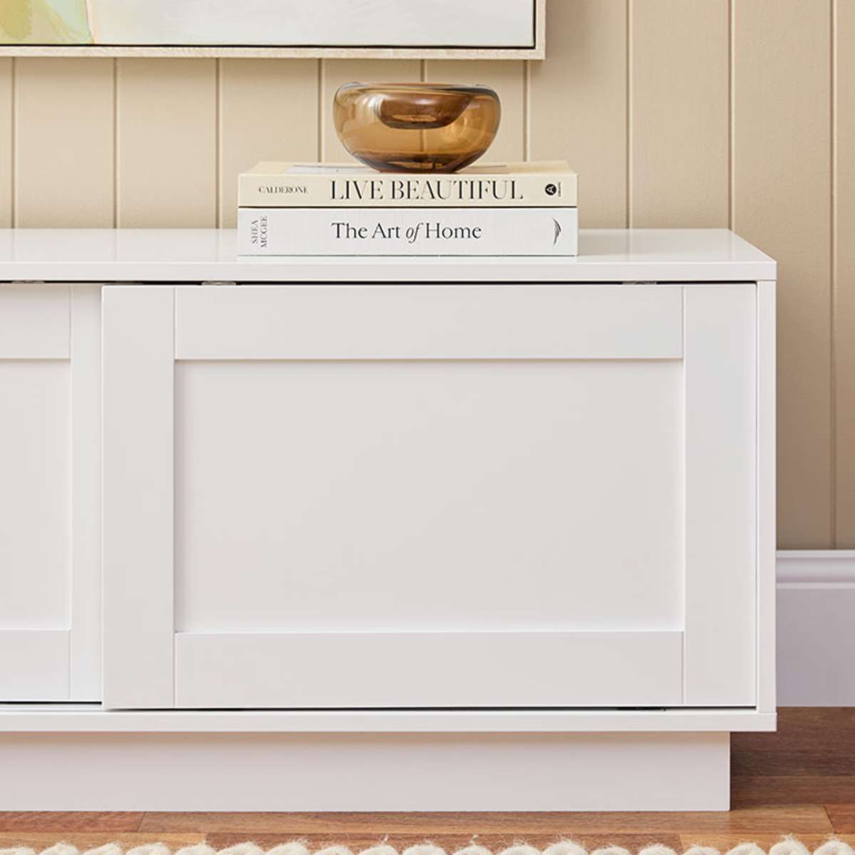 Eros Entertainment Unit - White - Mocka New Zealand