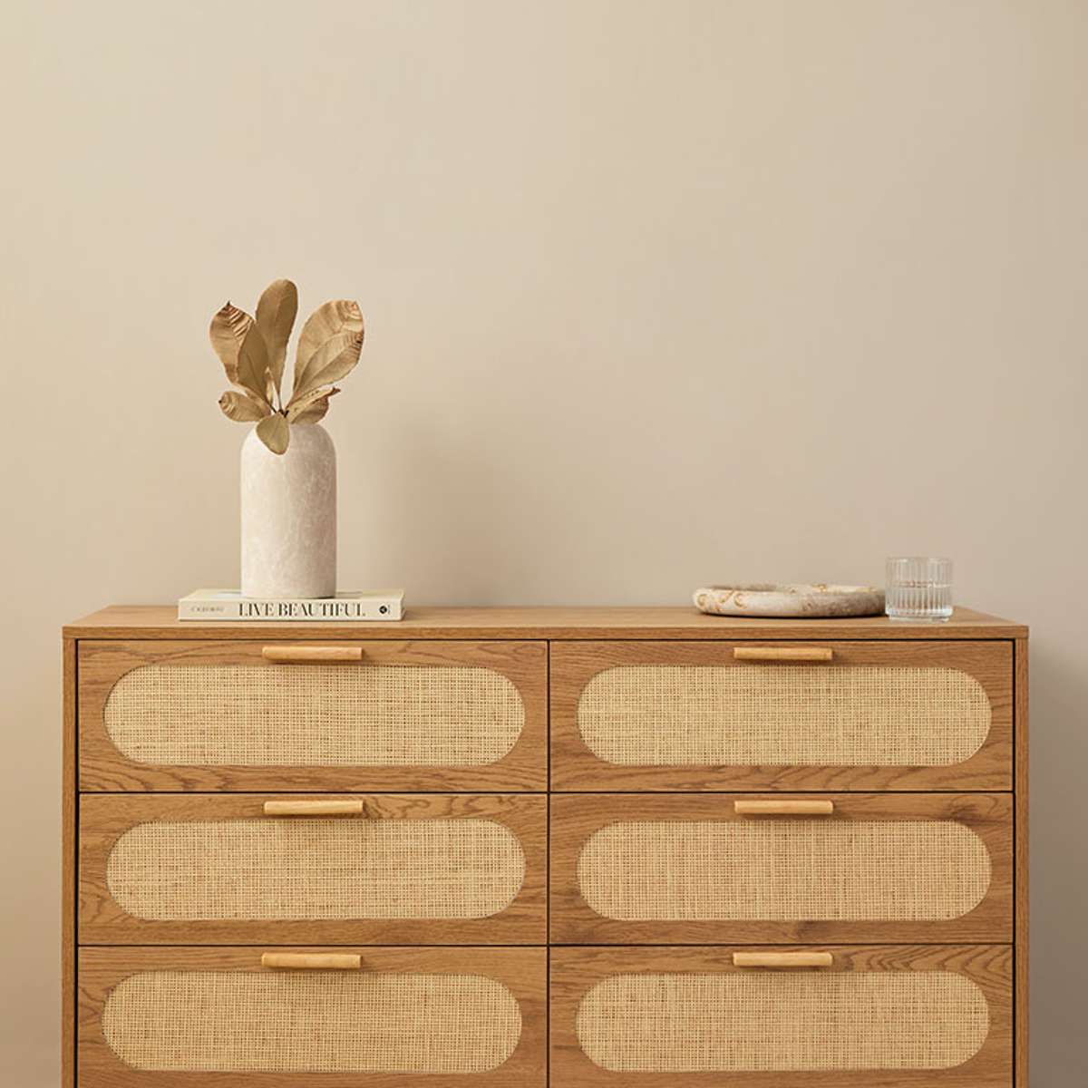 Canyon Six Drawer - Mocka New Zealand