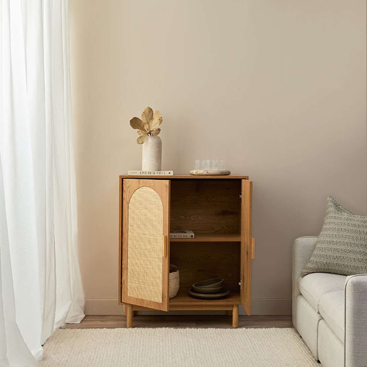 Canyon Two Door Cabinet - Mocka New Zealand