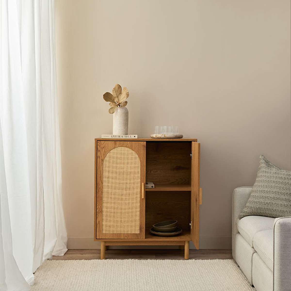 Canyon Two Door Cabinet - Mocka New Zealand