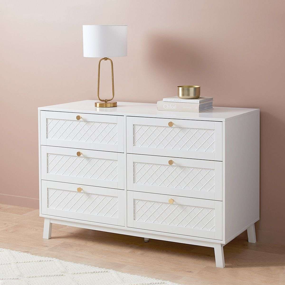 Genevieve Six Drawer - Mocka New Zealand