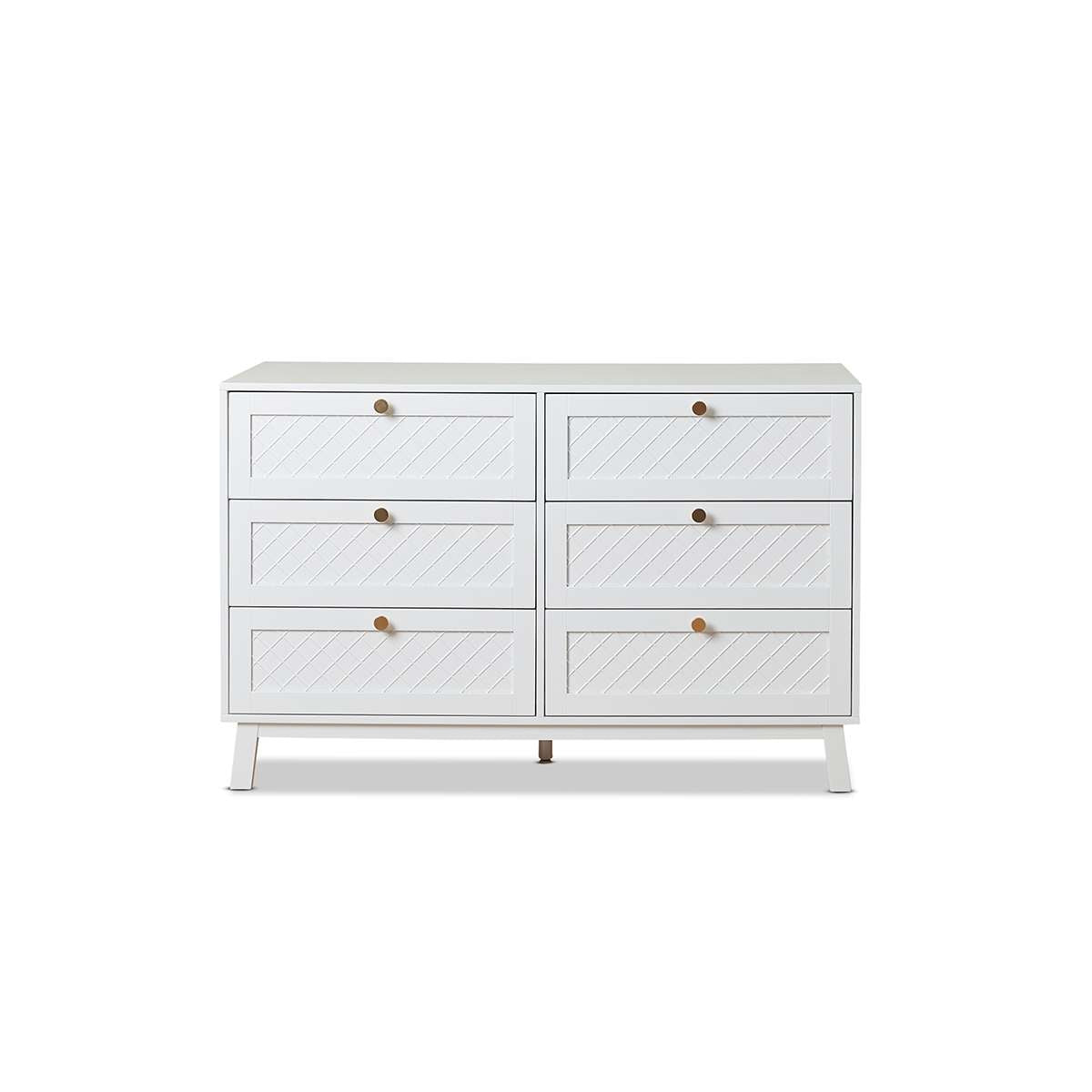 Genevieve Six Drawer - Mocka New Zealand