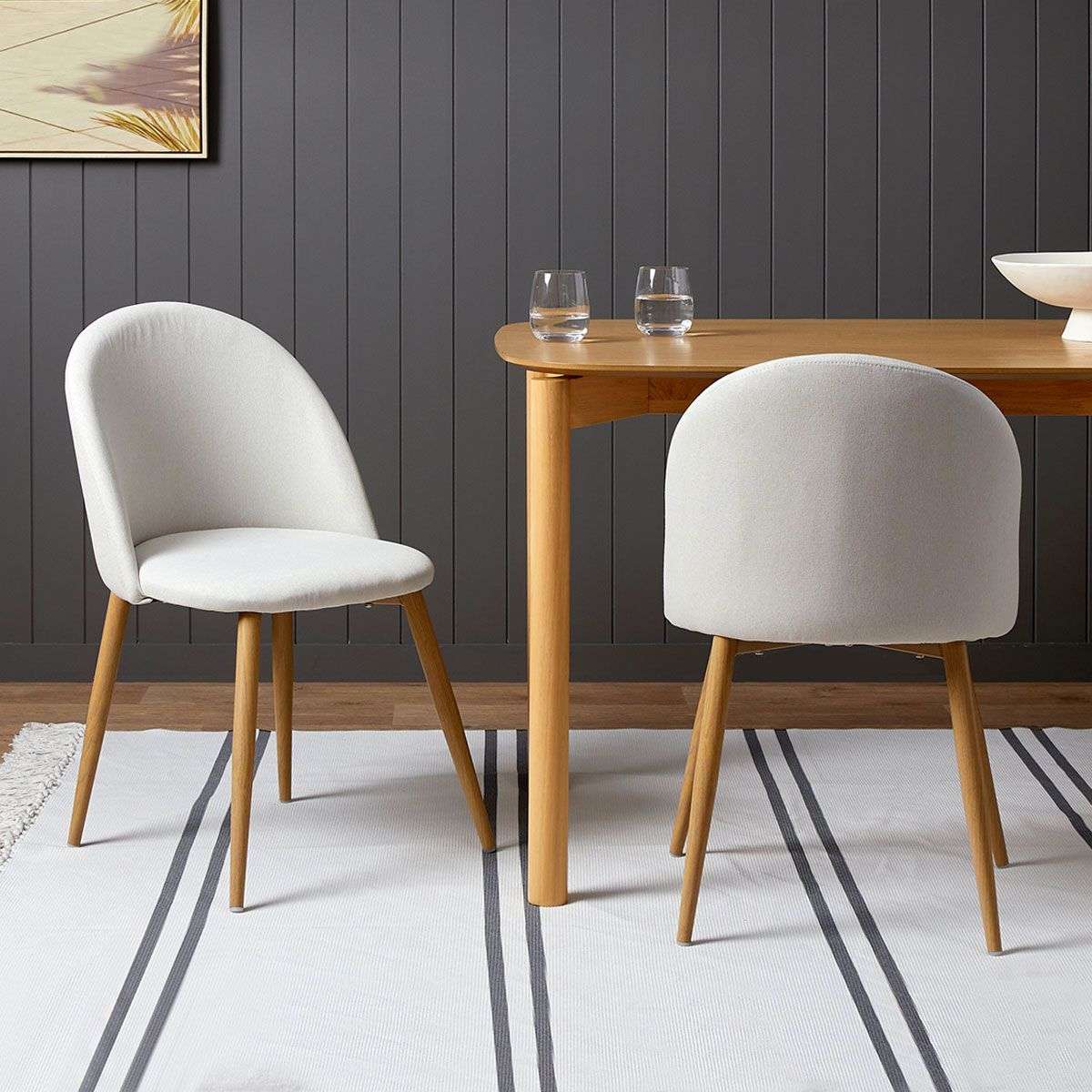 Londyn Dining Chairs - Natural Set of Four Bundle - Mocka New Zealand