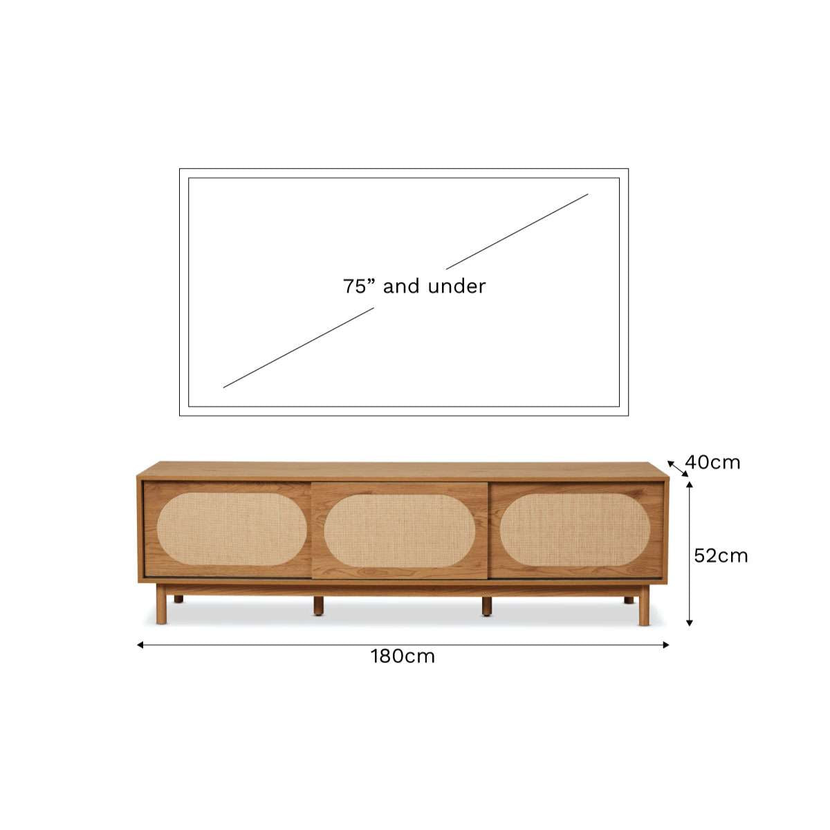 Canyon Entertainment Unit - Large - Mocka New Zealand