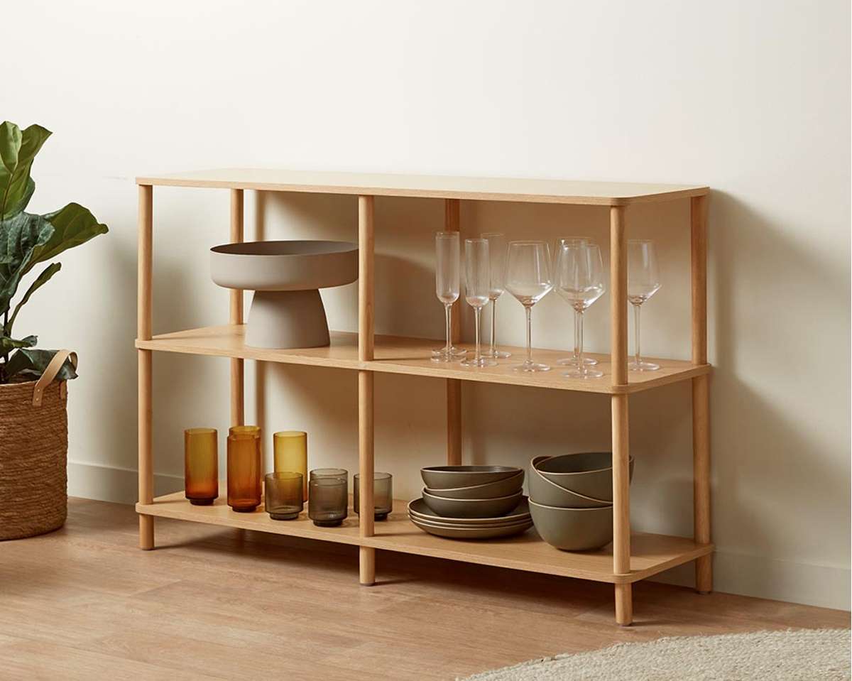 Eden Low Shelf - Mocka New Zealand