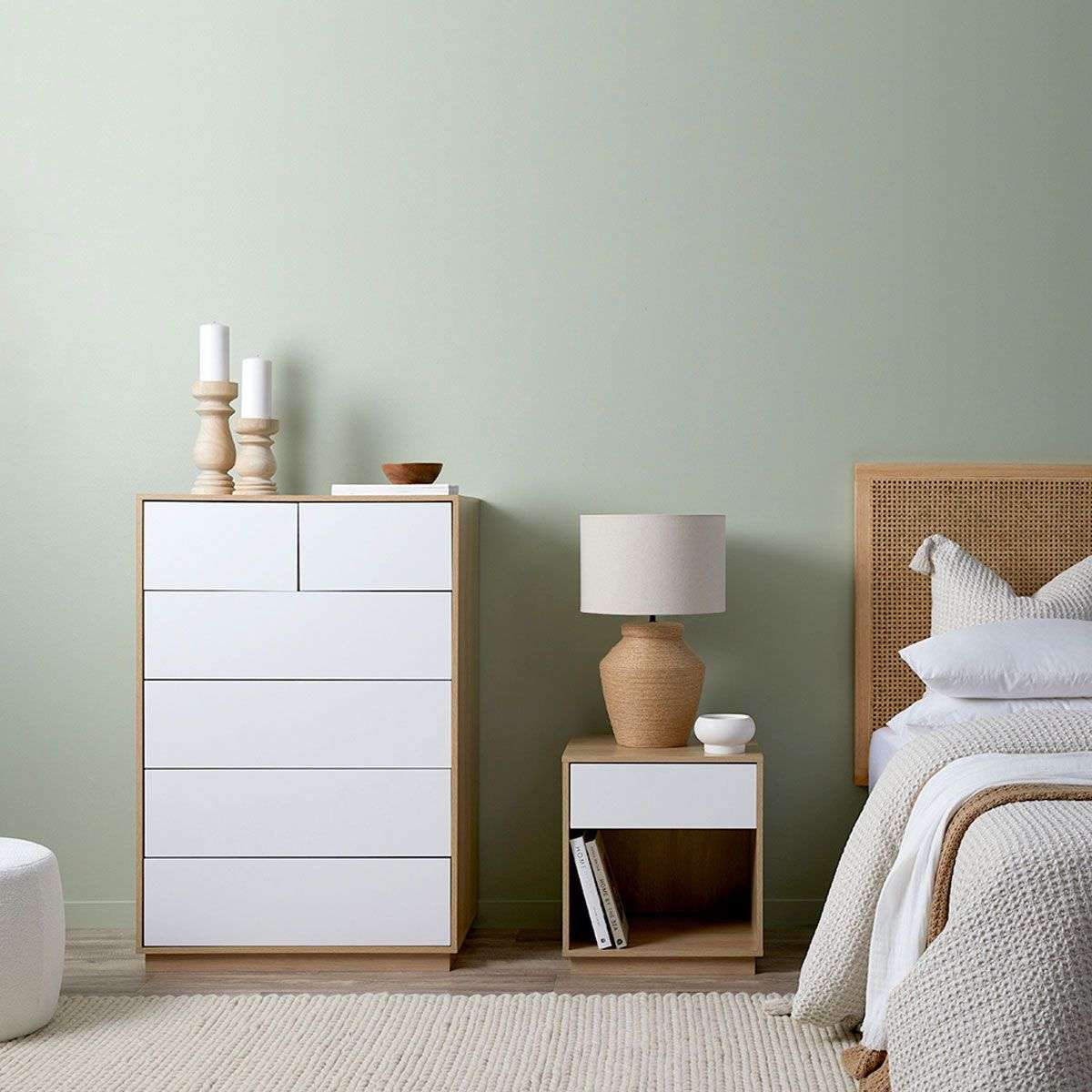 Avoca Bedside Table - Mocka New Zealand