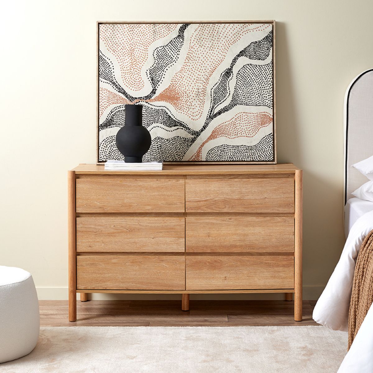 Blair Six Drawer - Mocka New Zealand