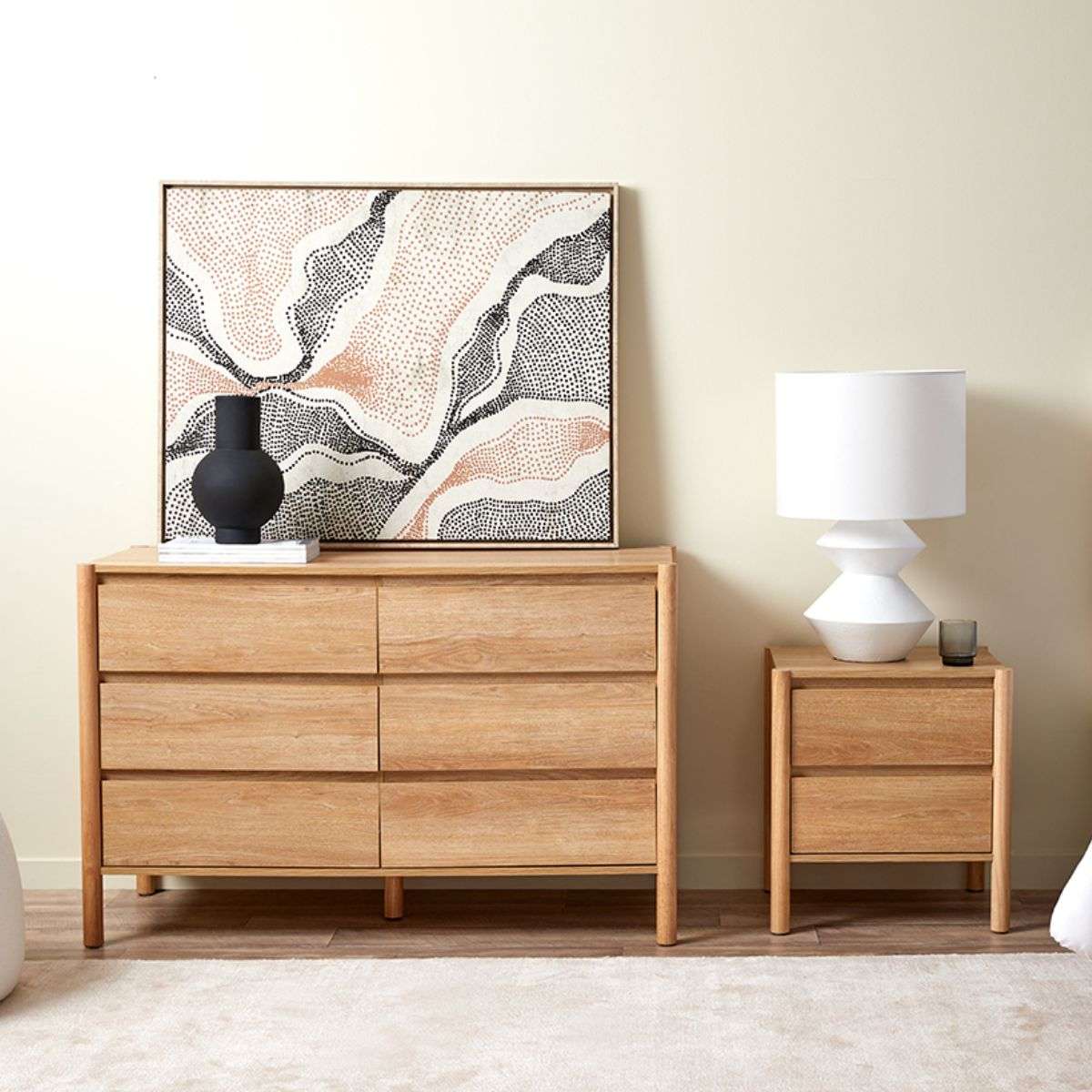 Blair Six Drawer - Mocka New Zealand