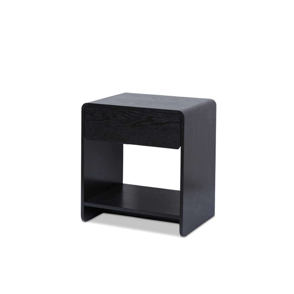 Owen Bedside Table - Black - Mocka New Zealand