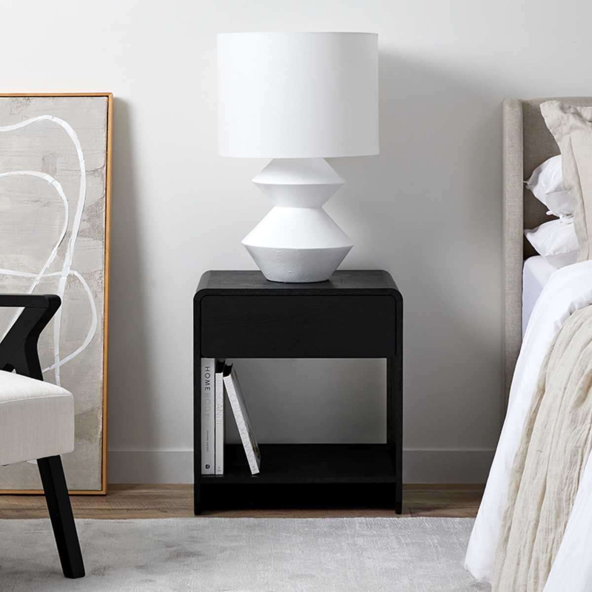 Owen Bedside Table - Black Bundle - Mocka New Zealand