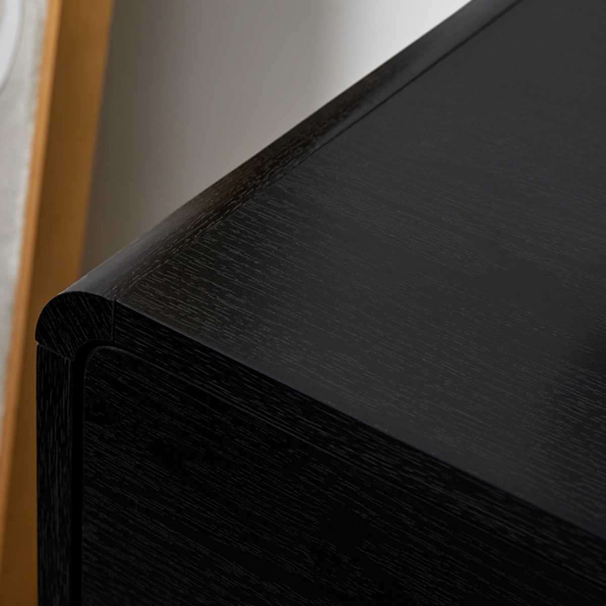 Owen Bedside Table - Black - Mocka New Zealand