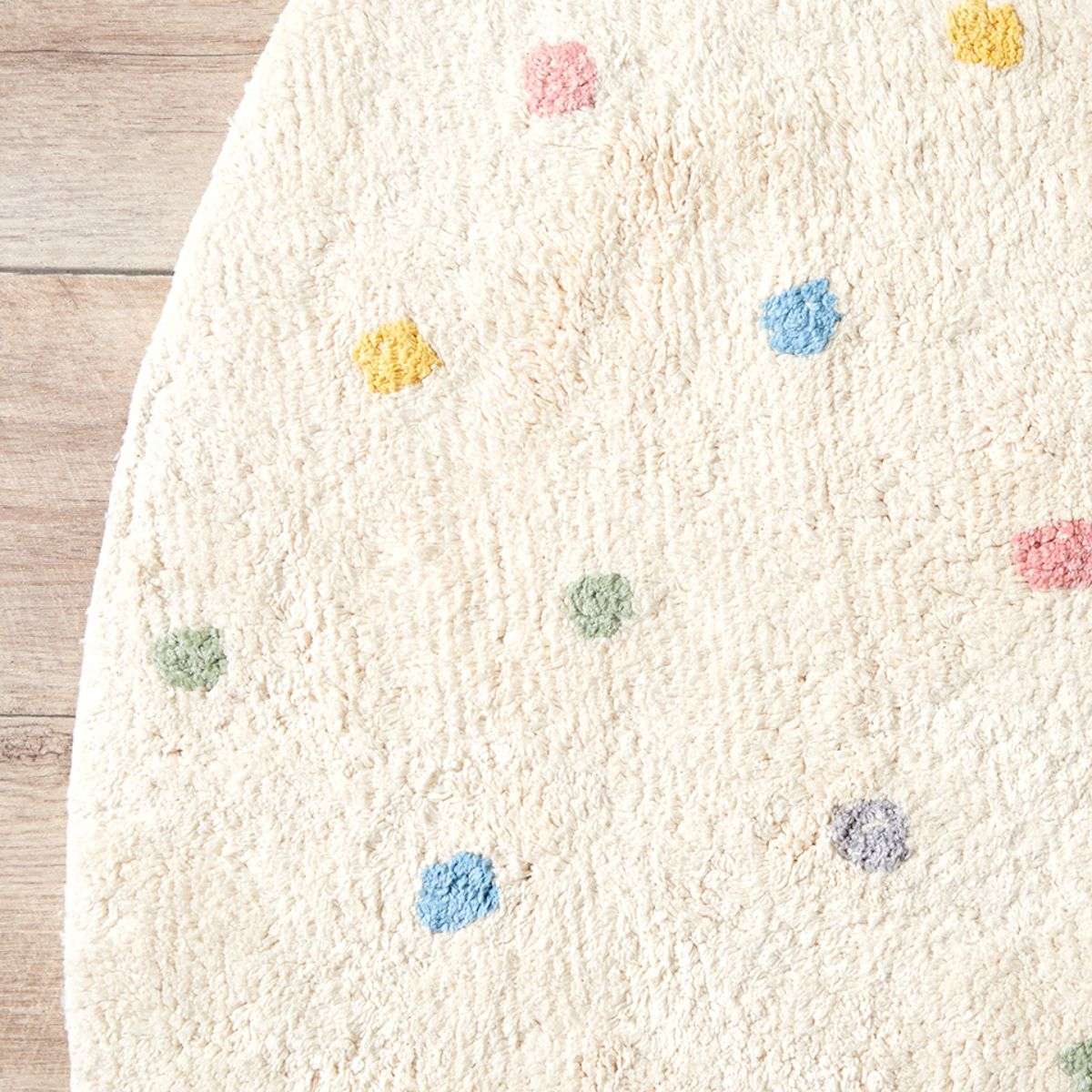 Mocka Round Rug Addy Round Spot Rug - Multi | Decor | Mocka NZ