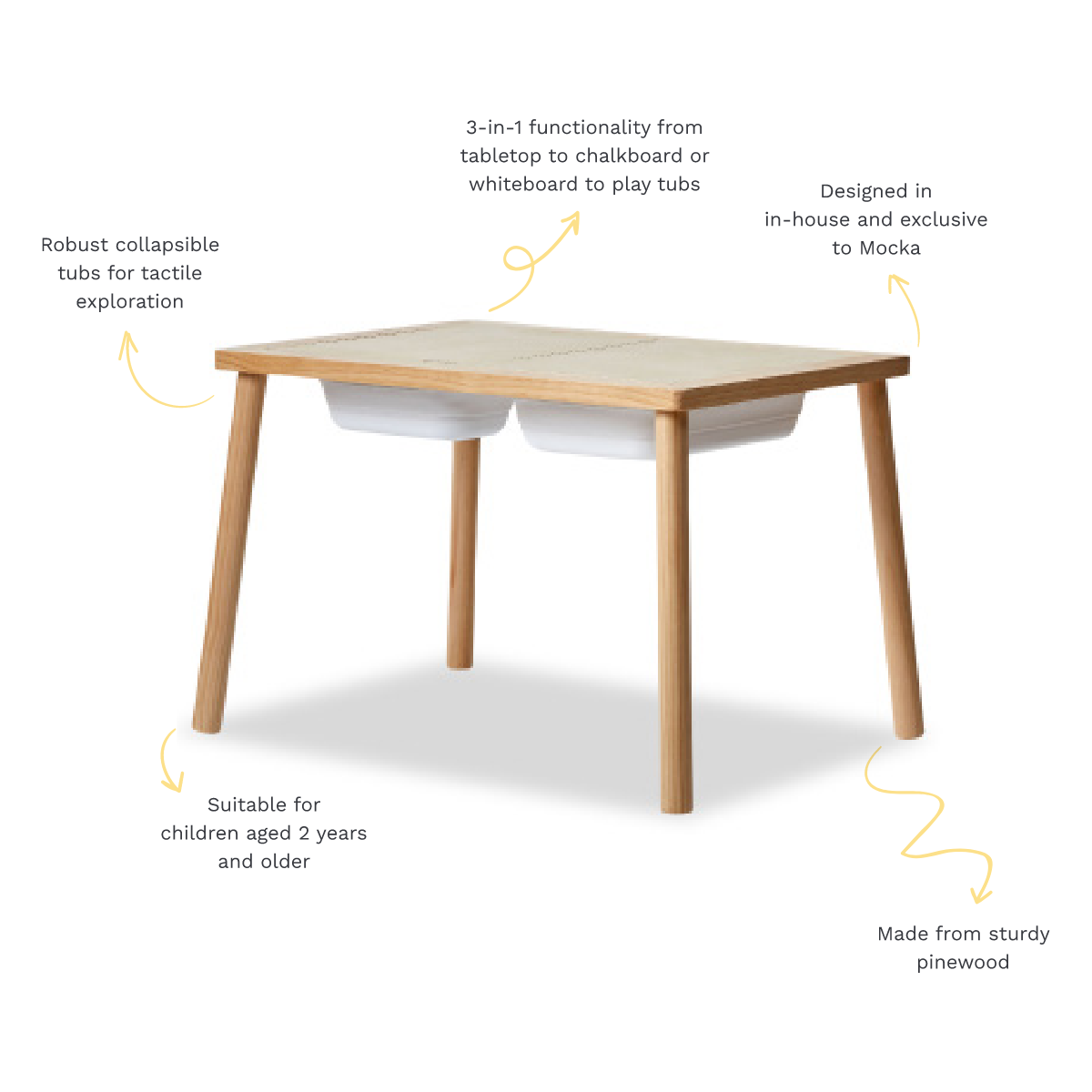 3 in 1 Sensory Play Table - Mocka New Zealand