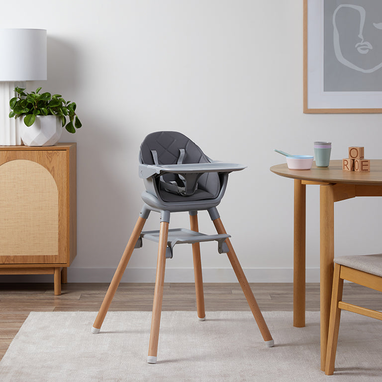 Macey 3-in-1 Highchair - Grey - Mocka New Zealand