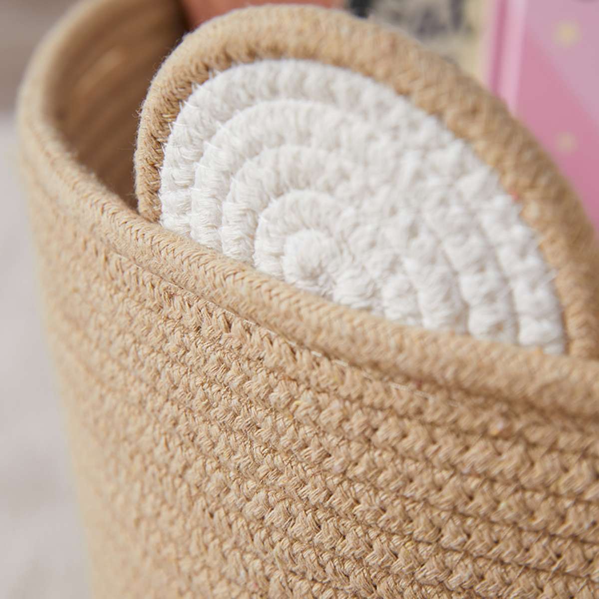 Bear Round Basket - Mocka New Zealand