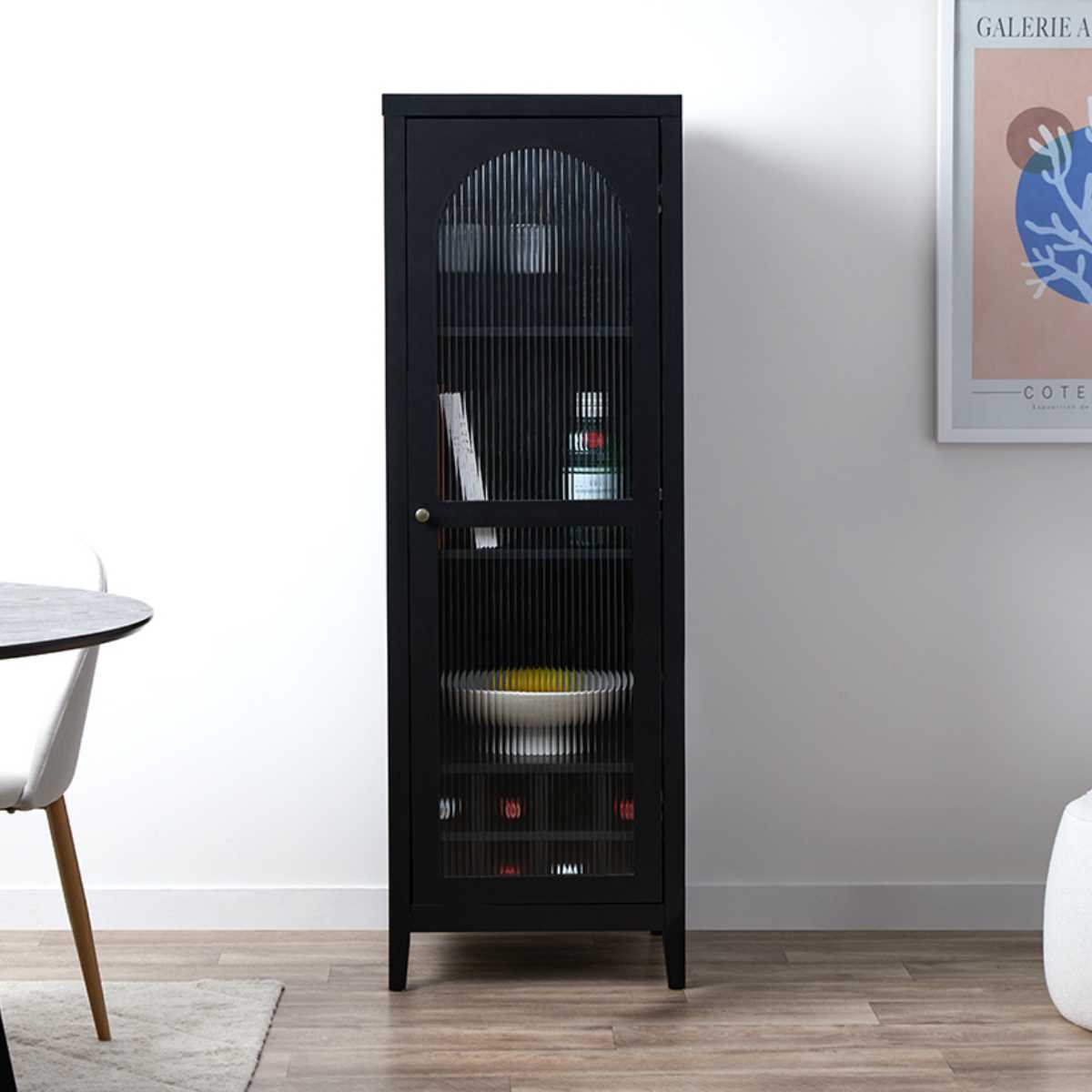 Easton Bar Cabinet - Black - Mocka New Zealand