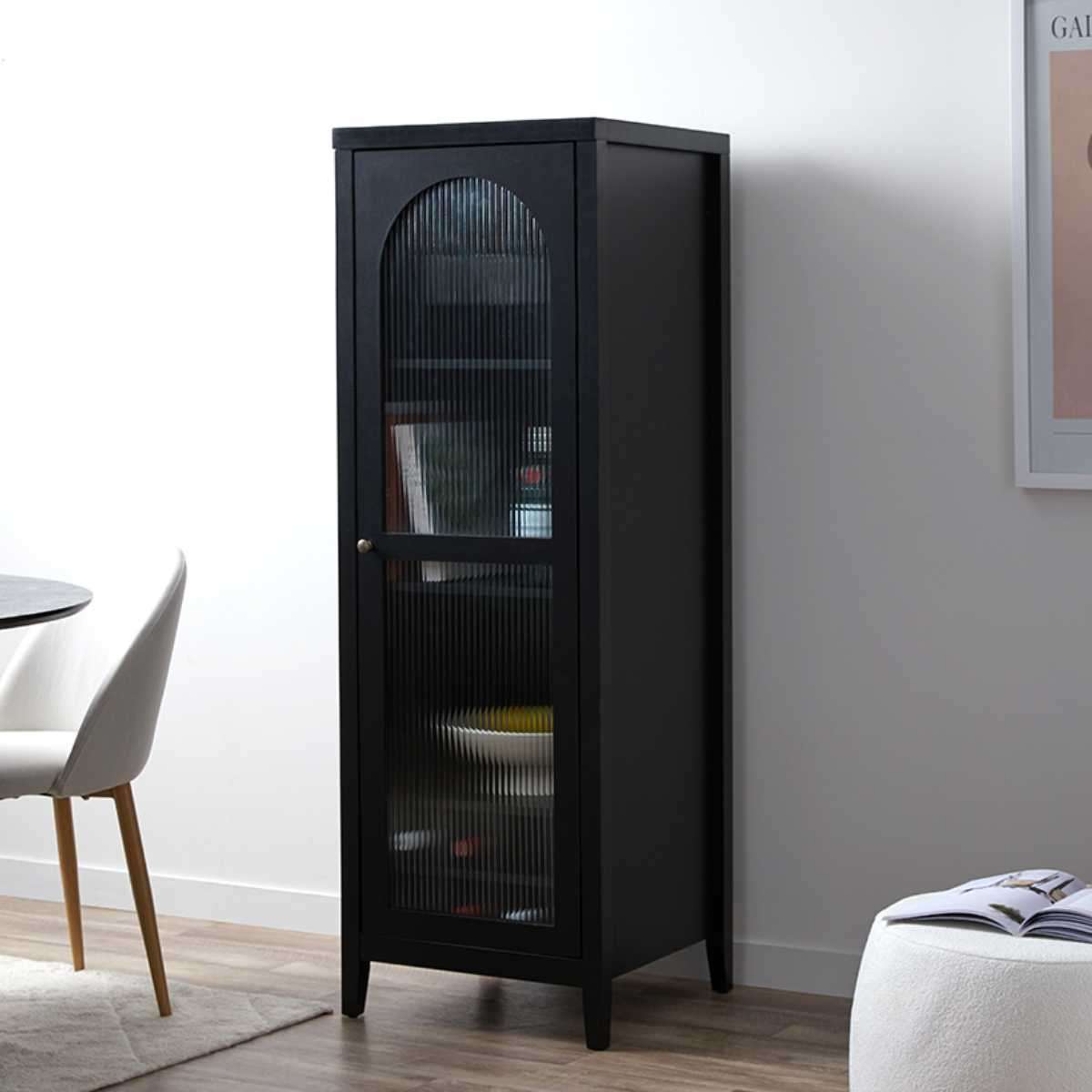 Easton Bar Cabinet - Black - Mocka New Zealand