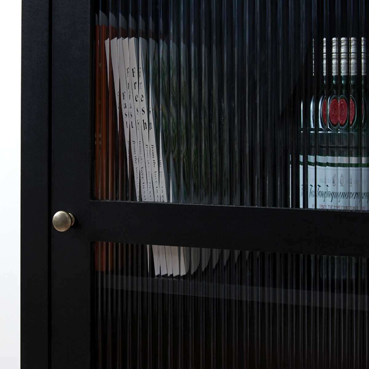 Easton Bar Cabinet - Black - Mocka New Zealand