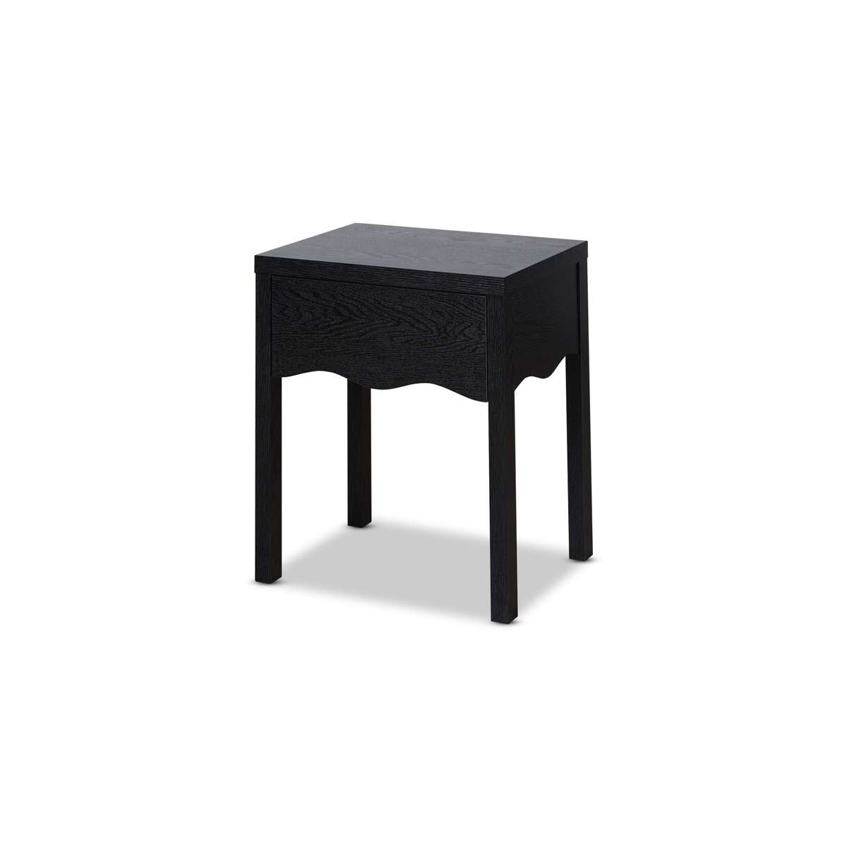 Malena Bedside Table - Black - Mocka New Zealand
