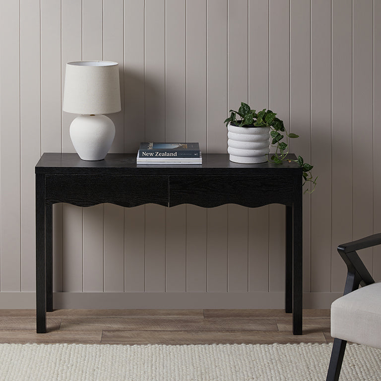 Malena Console Table - Black - Mocka New Zealand
