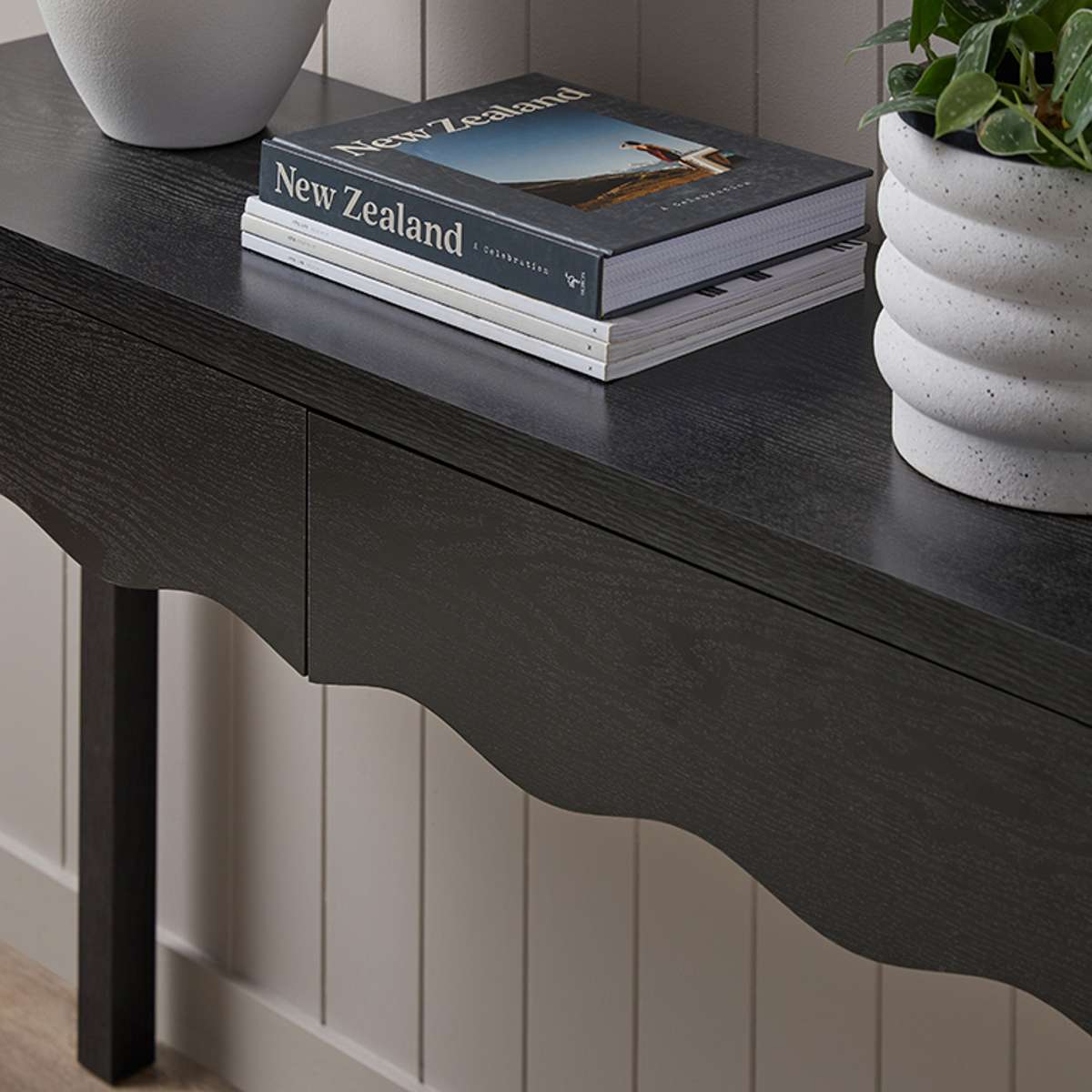 Malena Console Table - Black - Mocka New Zealand