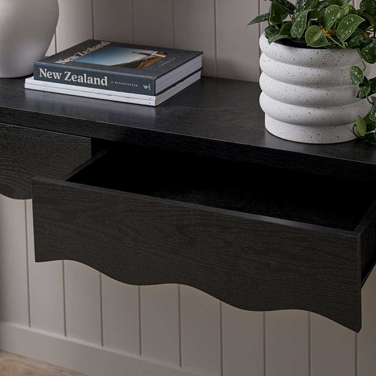Malena Console Table - Black - Mocka New Zealand