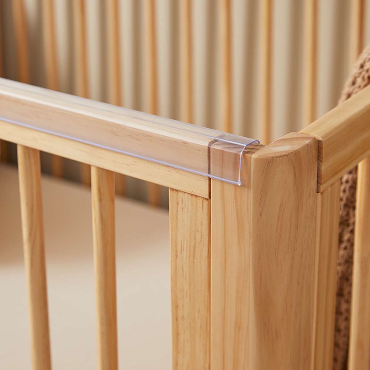Crib Teething Guard Organic Cotton Crib Rail Cover Teething Rail