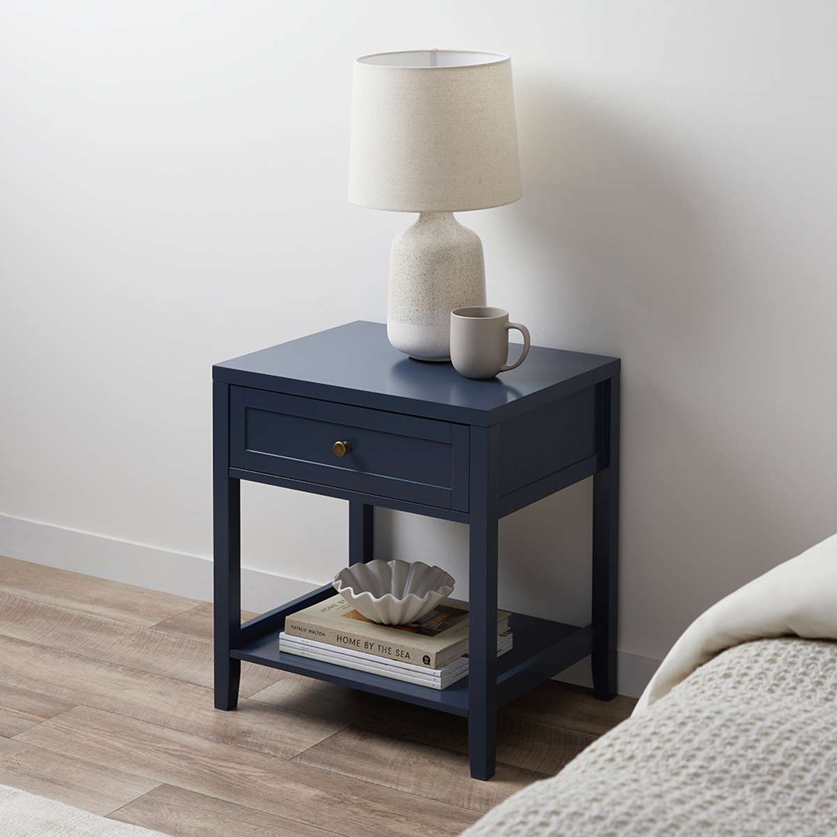 Cove Bedside Table - Midnight - Mocka New Zealand