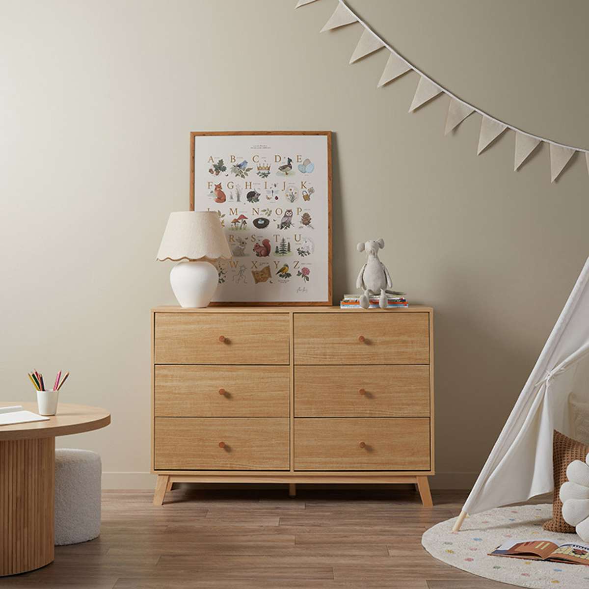 Aspen Six Piece Nursery Set - Mocka New Zealand