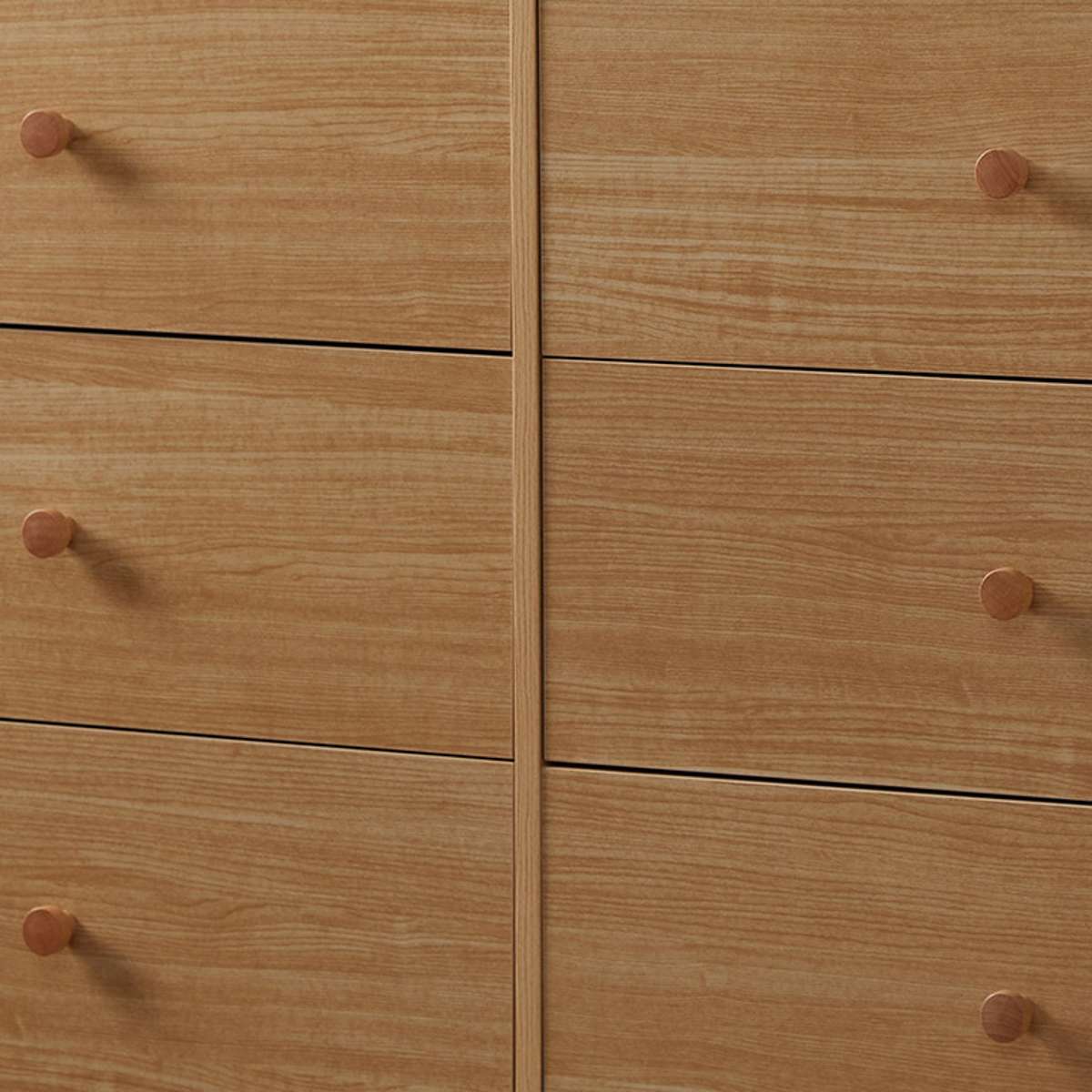 Aspen Six Drawer - Natural - Mocka New Zealand