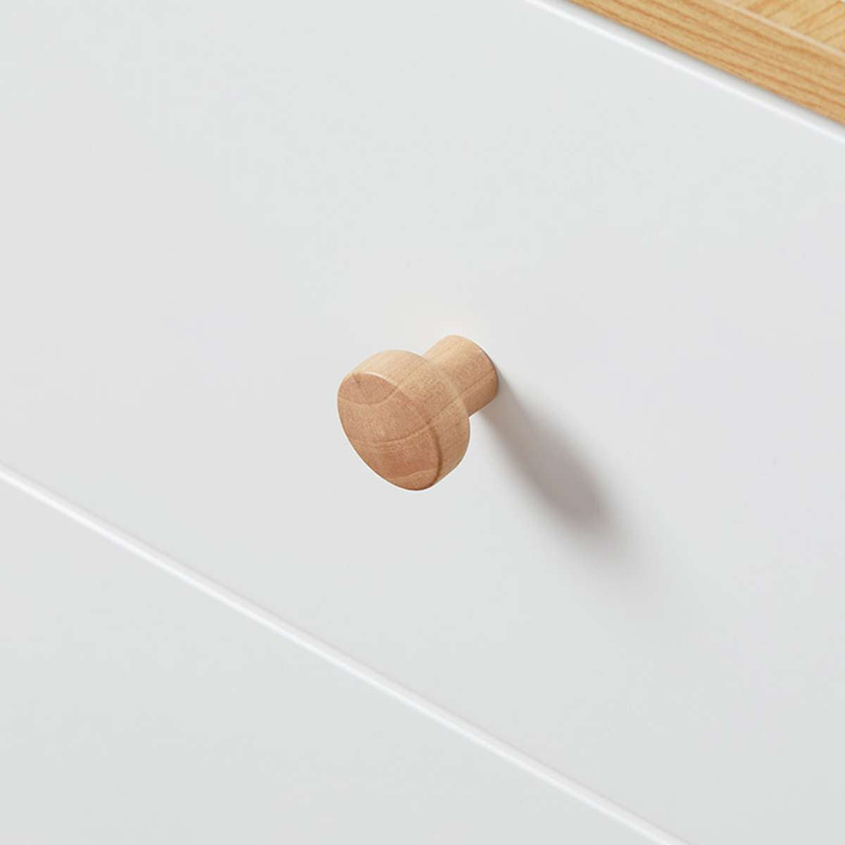 Aspen Desk - White/Natural - Mocka New Zealand