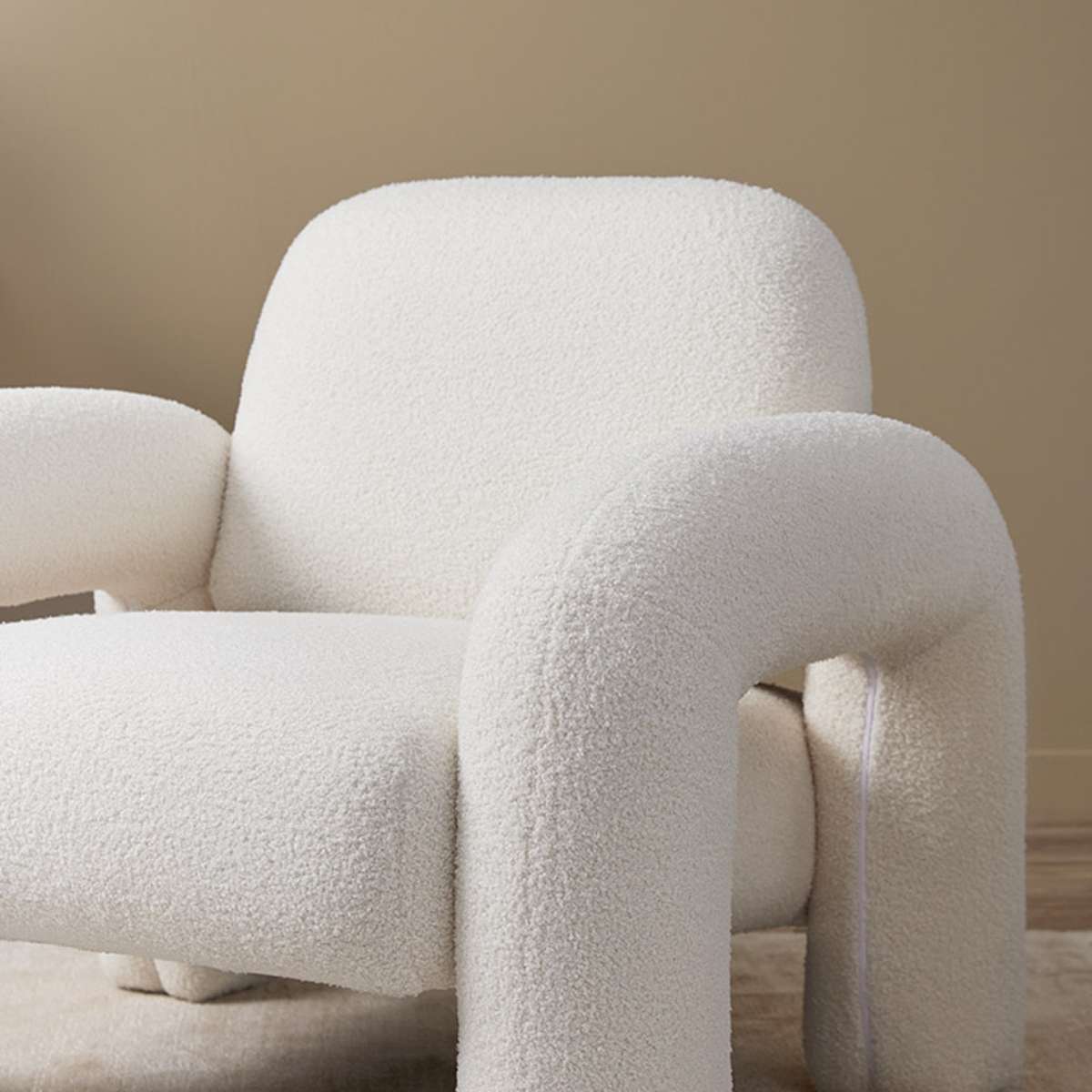 Felix Teddy Occasional Chair - Cream - Mocka New Zealand