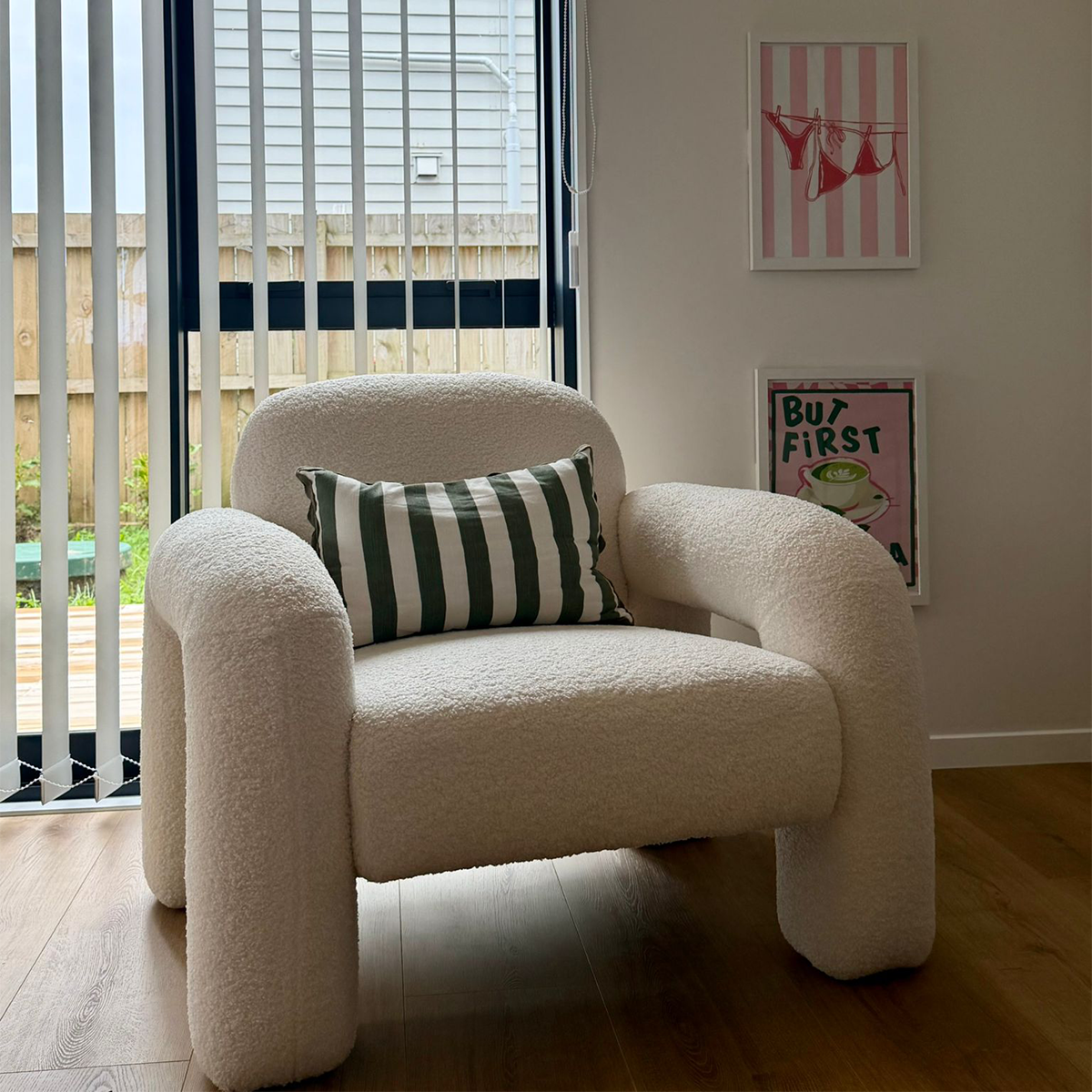 Felix Teddy Occasional Chair - Cream