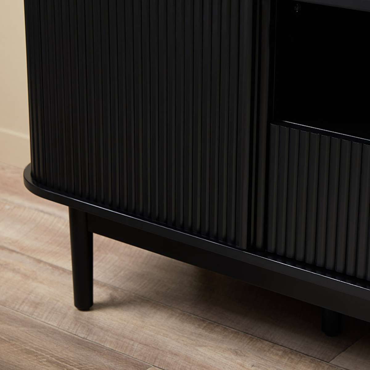 Maeve Entertainment Unit - Black - Mocka New Zealand