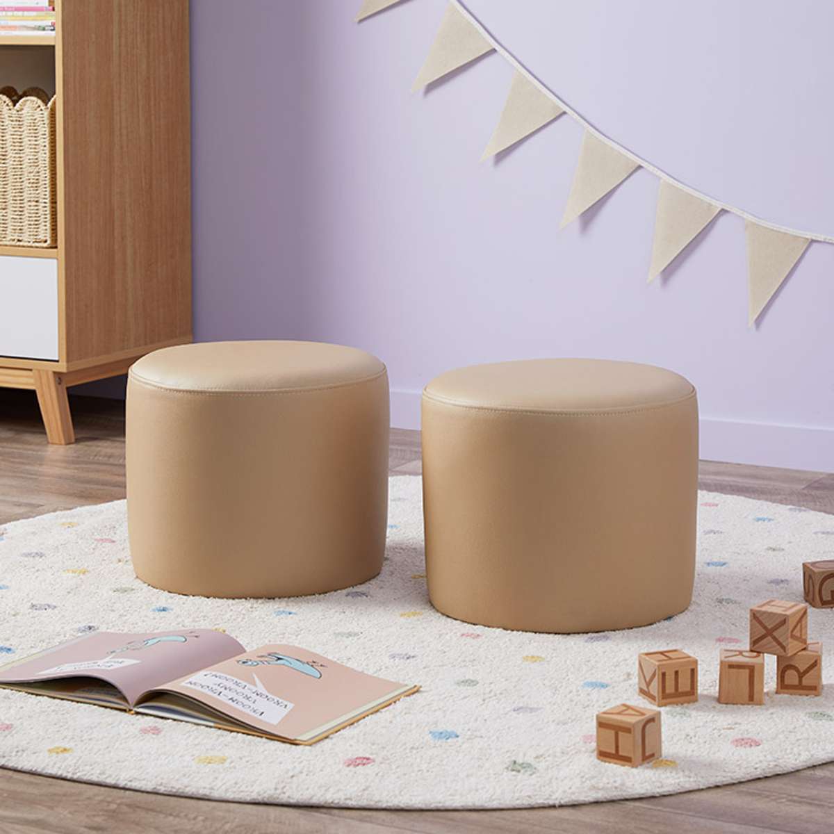 Mini Roo + Mini Moo Beige Two Seater Set - Mocka New Zealand