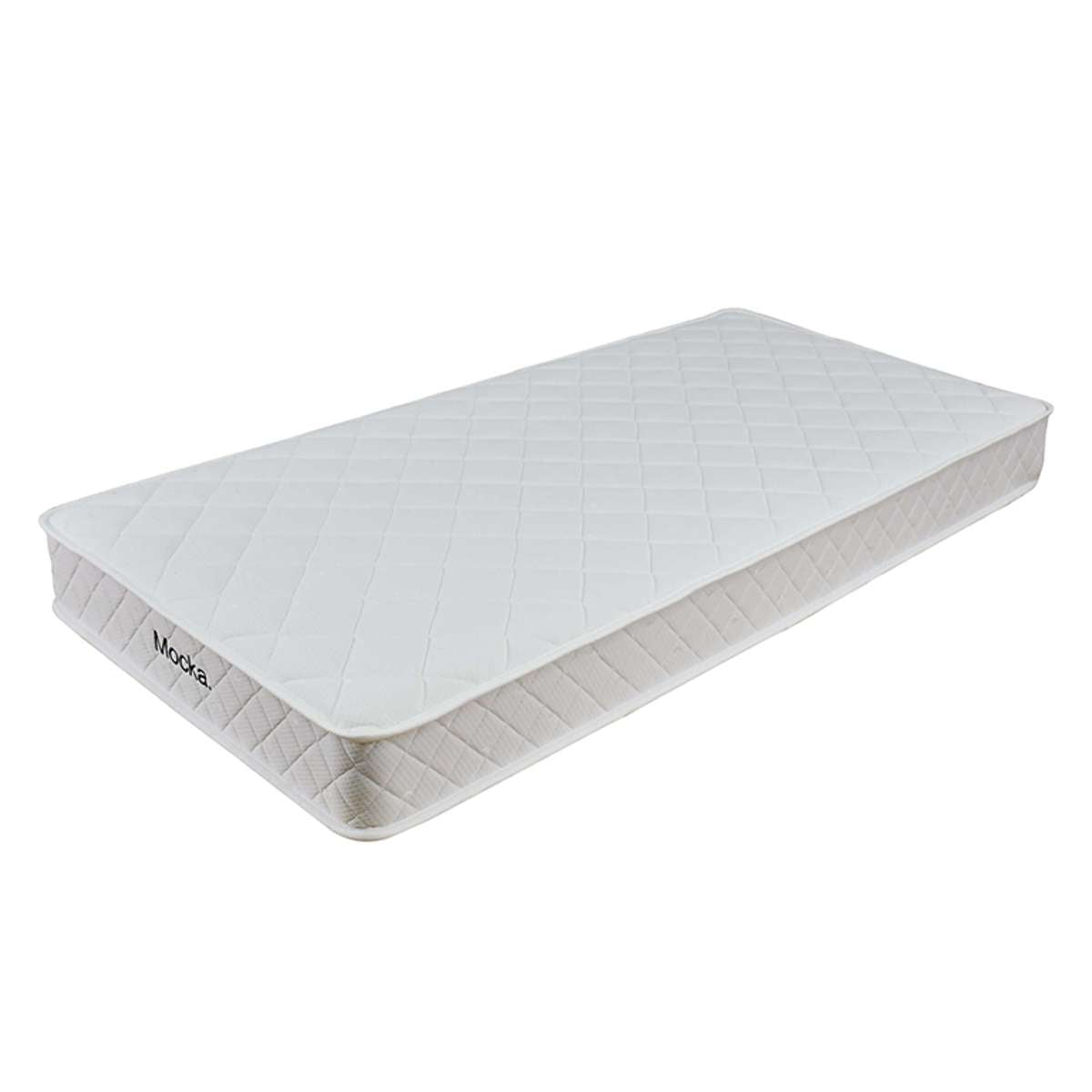 Quinn King Single Bed Natural + Mocka Mattress Bundle