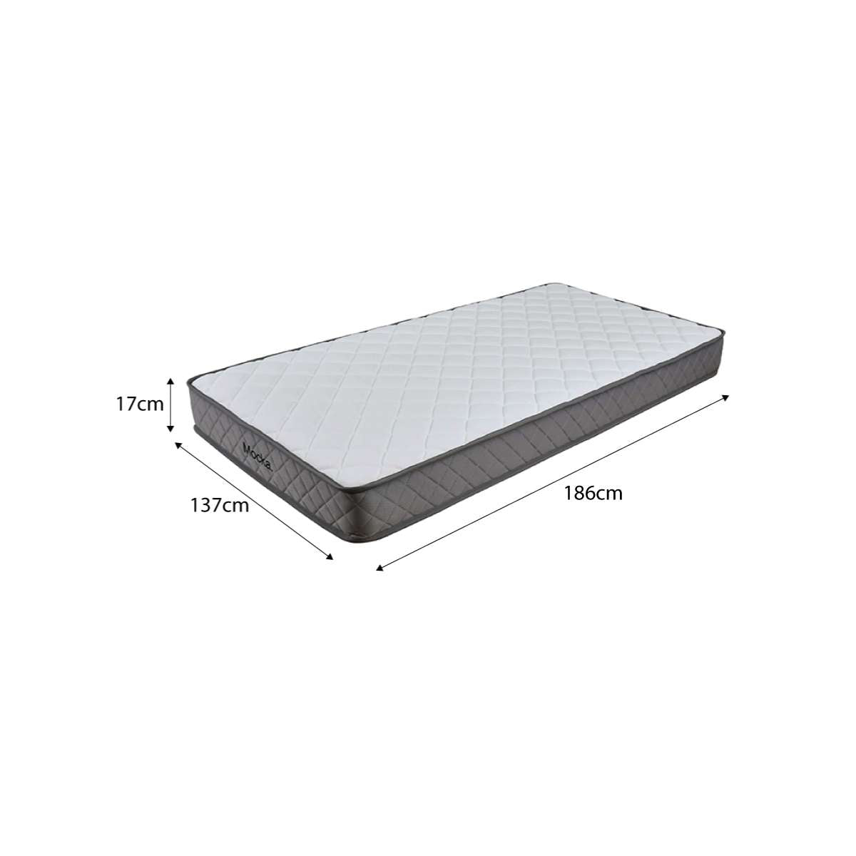 Quinn Double Bed Natural + Mattress Bundle