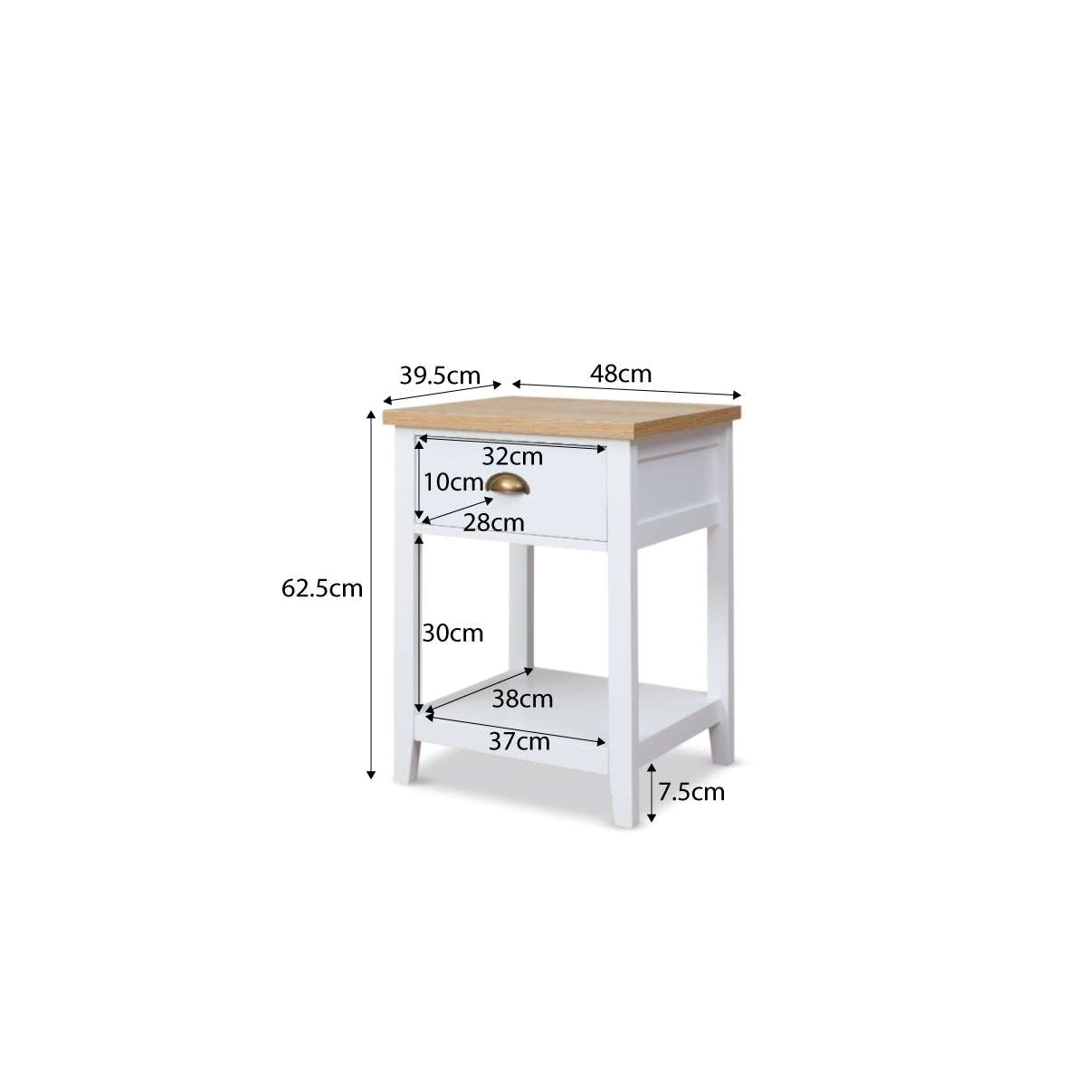Hastings Bedside Table - Mocka New Zealand