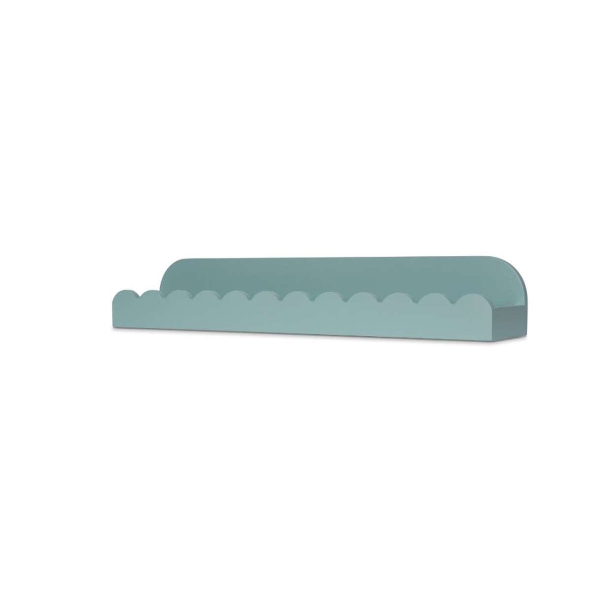 Sarah Scalloped Wall Shelf - Sage Green - Mocka New Zealand
