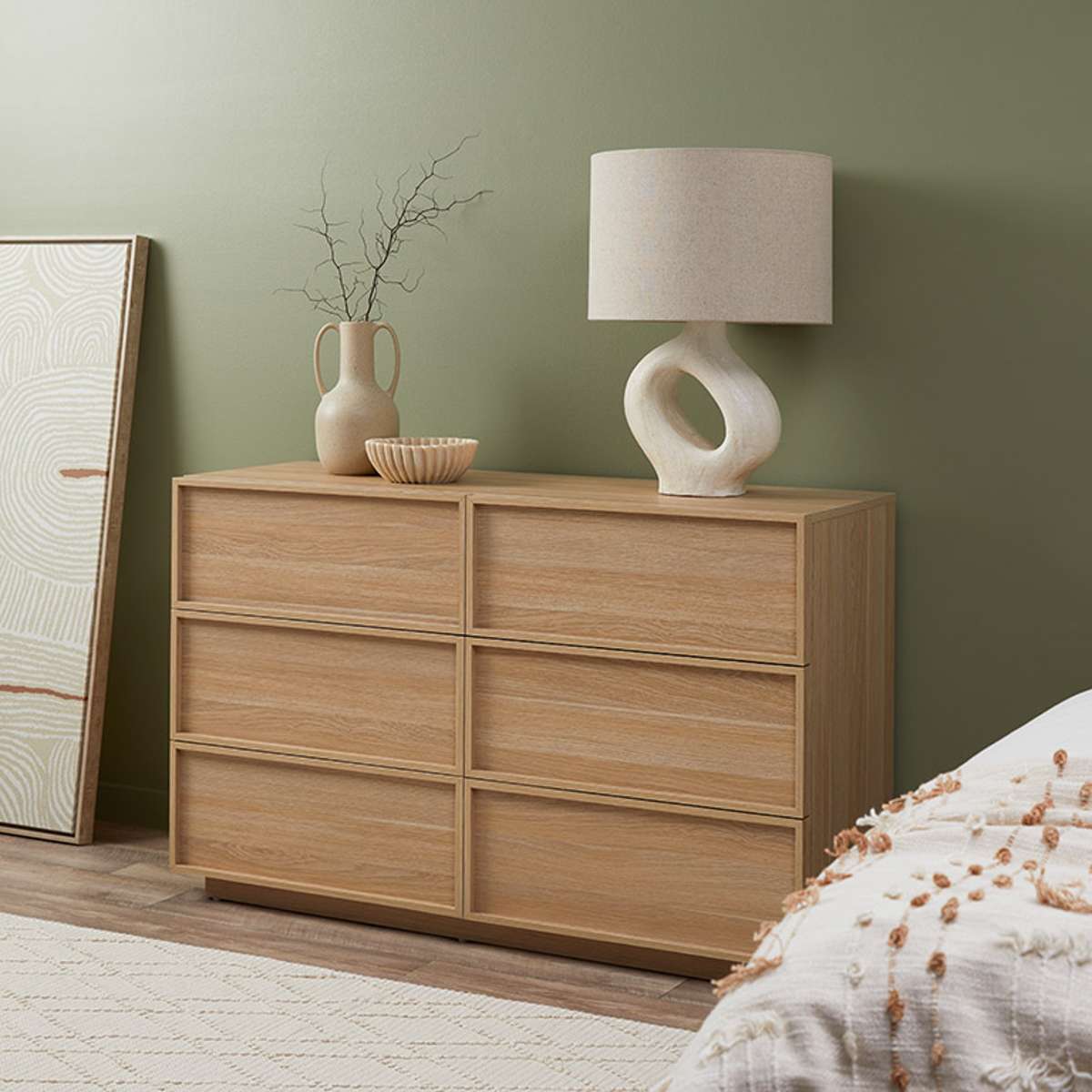 Osaka Six Drawer - Natural - Mocka New Zealand