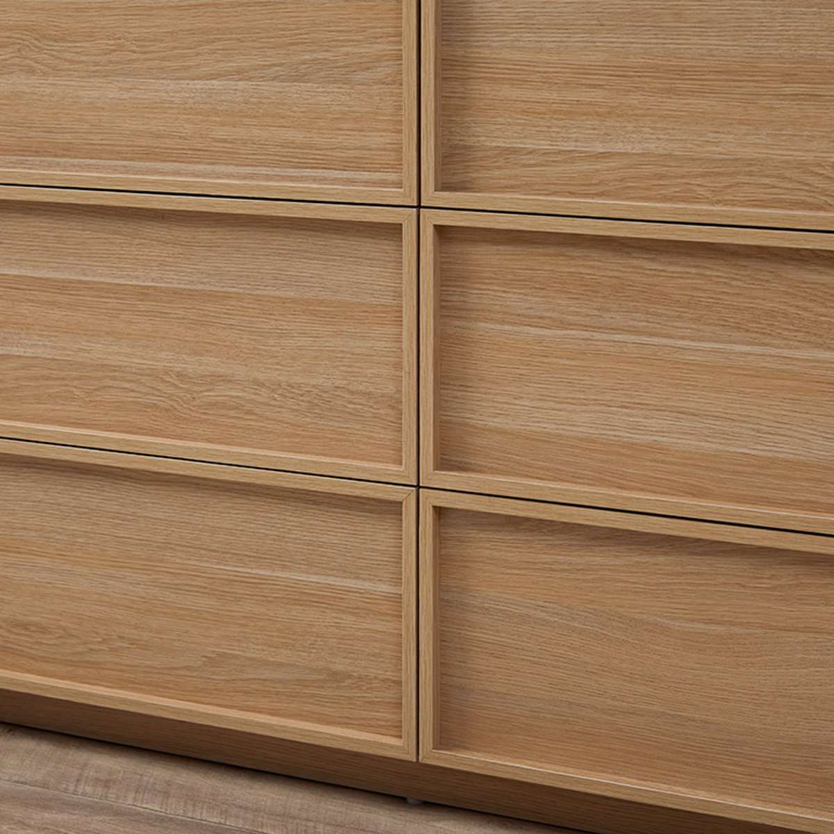 Osaka Six Drawer - Natural - Mocka New Zealand