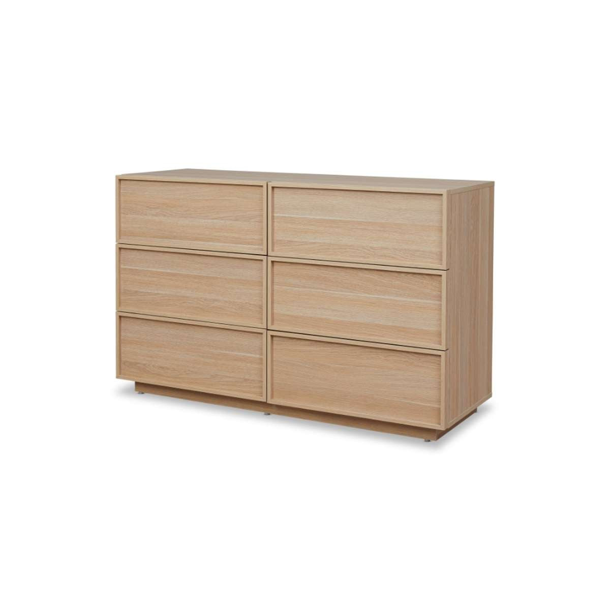 【731さま専用】draw drawers two way tops Osaka Six Drawer - Natural | Modern Furniture | Mocka