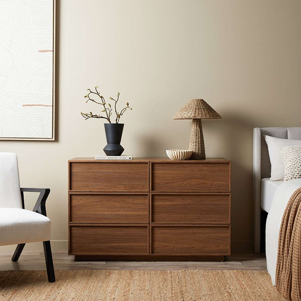 Blake Almond Three Piece Nursery Set
